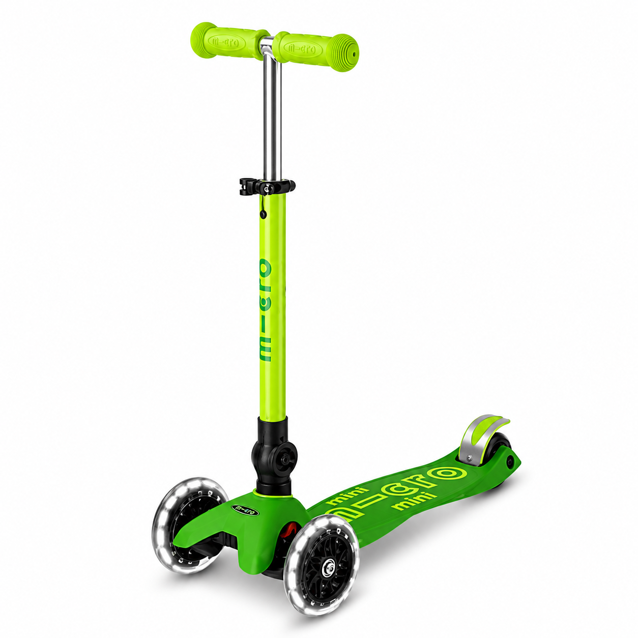 מקסי מיקרו דלוקס לד מתקפל ירוק נאון Maxi Micro Deluxe Foldable Neon LED Parrot Green