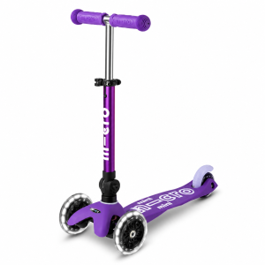 מיני מיקרו דלוקס לד מתקפל סגול Mini Micro Deluxe Foldable LED Purple
